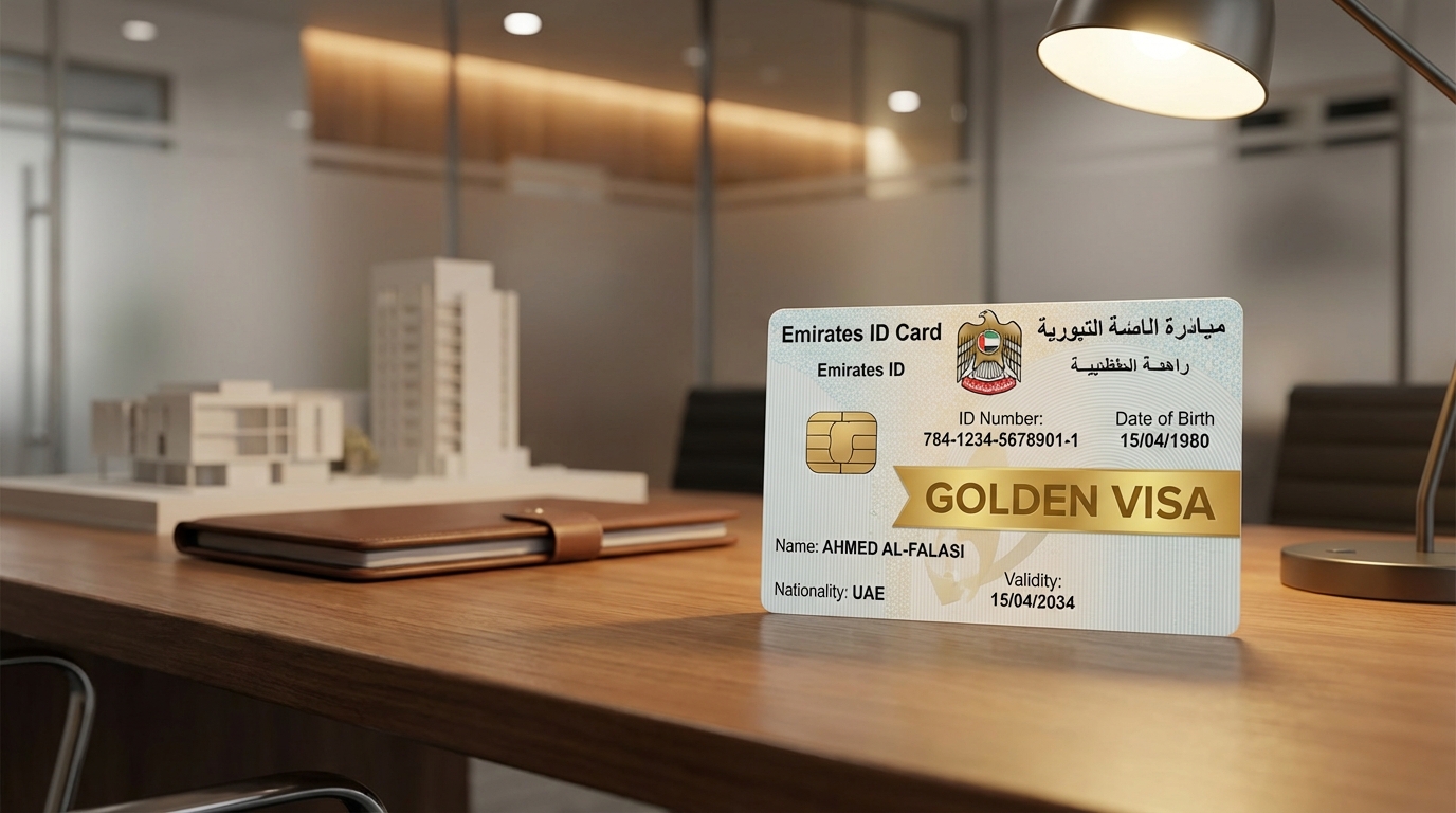 ドバイ ゴールデンビザのEmirates IDイメージ