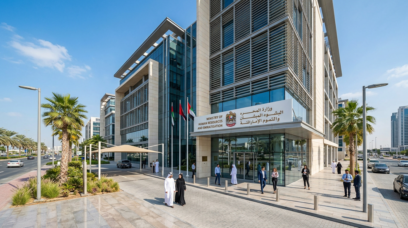 ドバイの労働省（MOHRE）ビル外観