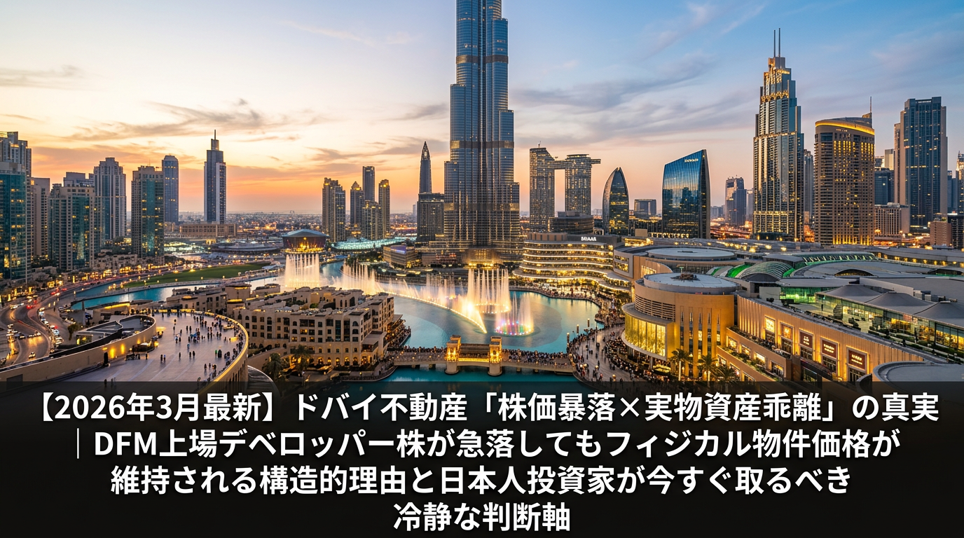 夕暮れ時のドバイ・ダウンタウンのスカイラインとブルジュ・ハリファ、ドバイファウンテン