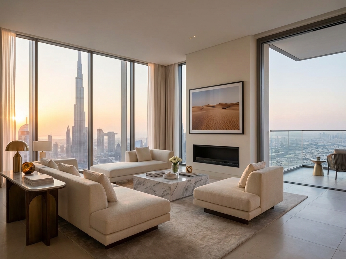 ドバイ高級物件インテリア